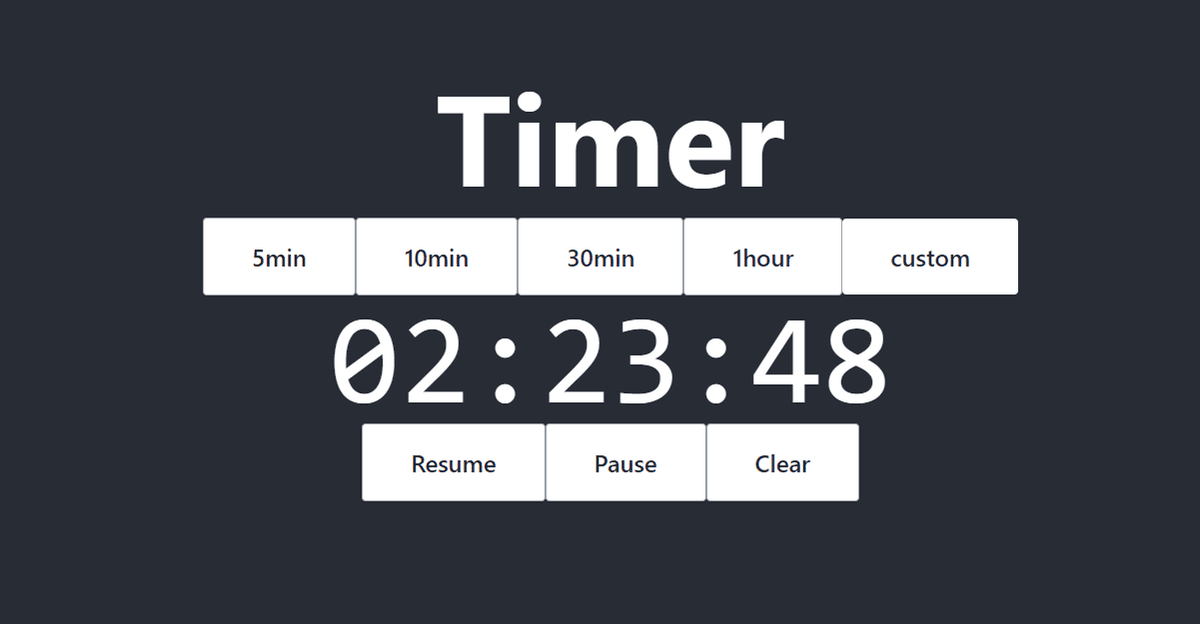 Timer screenshot 1