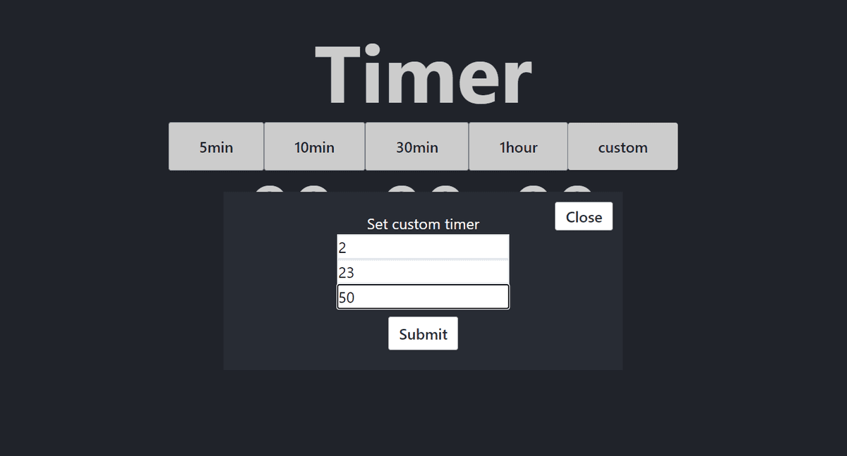 Timer screenshot 2