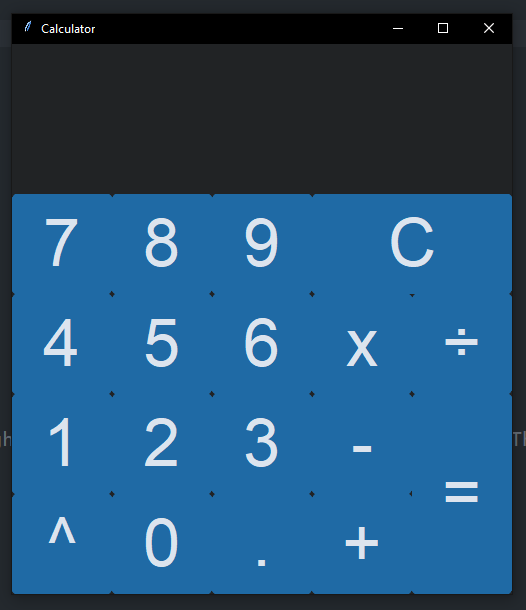 Calculator GUI